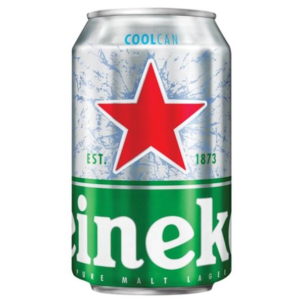 Heineken pils cool can