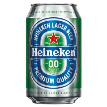 Bier Heineken 0.0% blikje