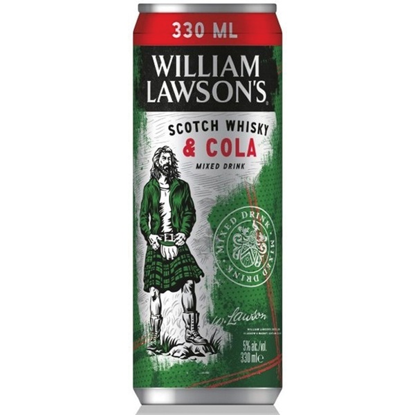 William Lawsons whisky cola